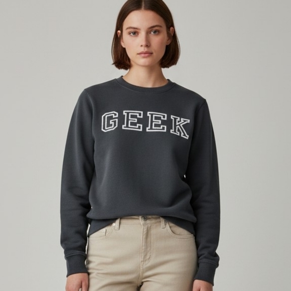 Missguided Sweaters - Missguided Geek Sweatshirt
